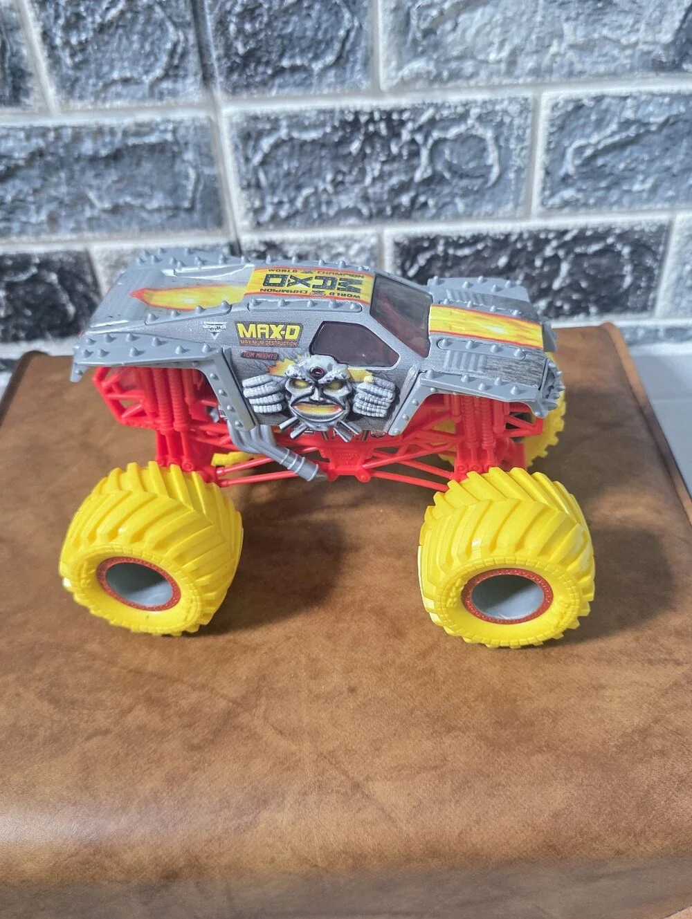 World Champion MAXD Kids Monster Truck Toy - Yellow & Red